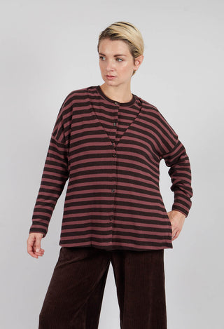 Cosmico Cardigan in Riga Moro