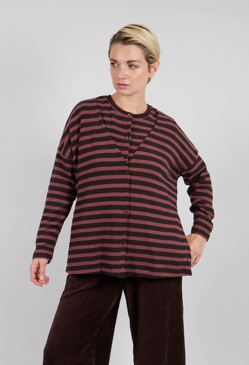 Cosmico Cardigan in Riga Moro