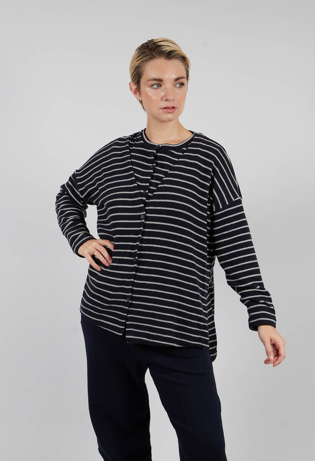 Cosmico Cardigan in Riga Notte