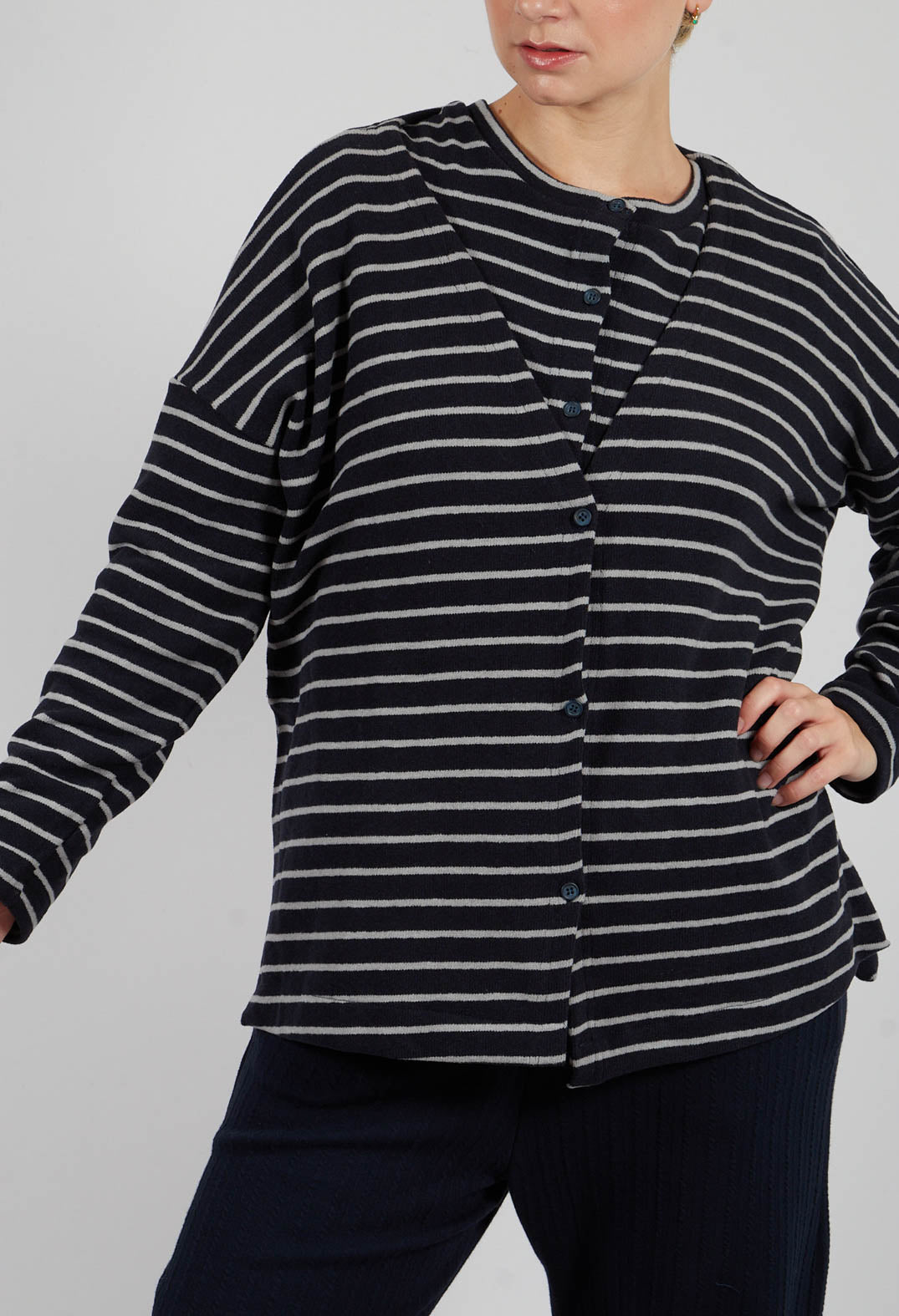 Cosmico Cardigan in Riga Notte