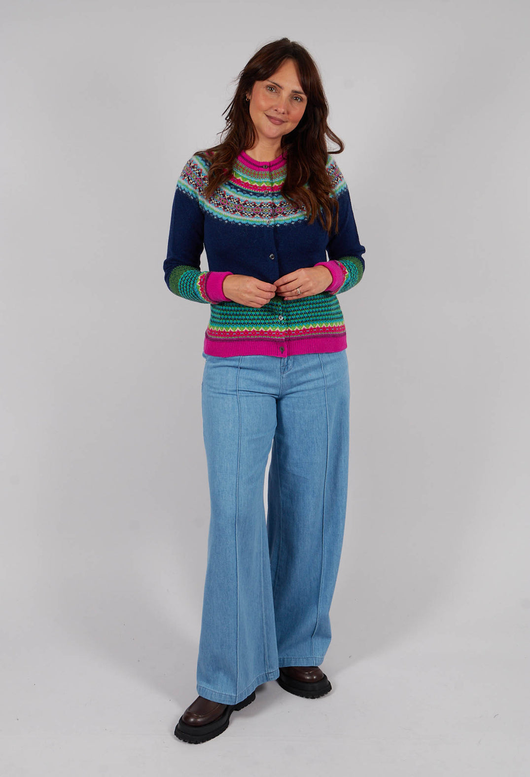 Alpine Cardigan in Tango