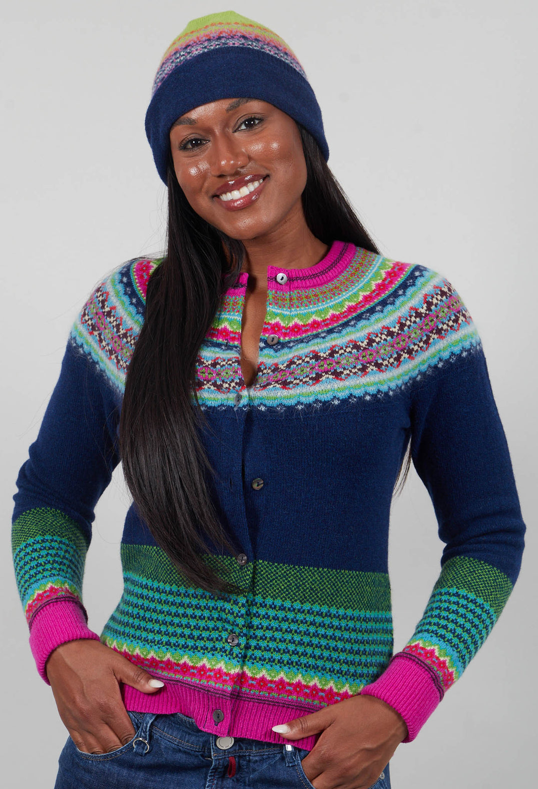 Alpine Cardigan in Tango