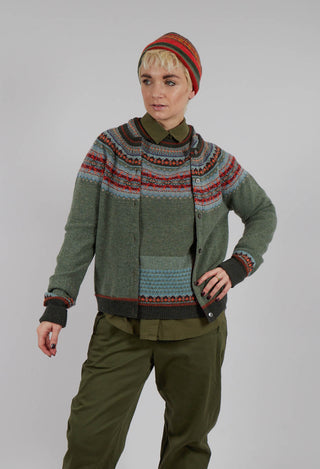 Alpine Short Cardigan in Braemar
