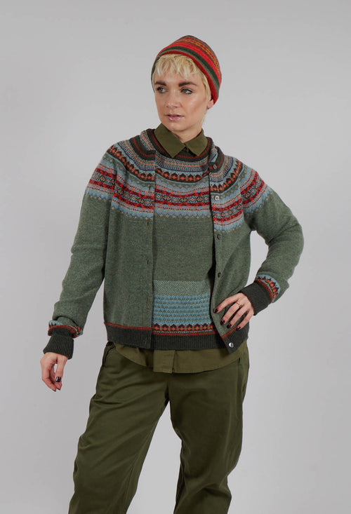 Alpine Short Cardigan in Braemar