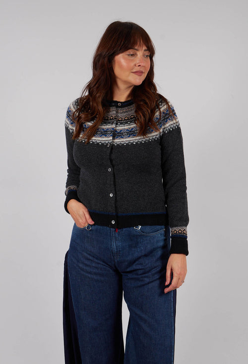 Alpine Short Cardigan in Pagasus