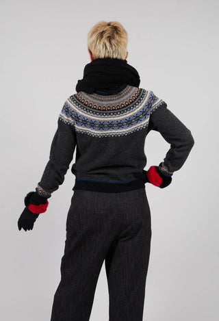 Alpine Short Cardigan in Pagasus