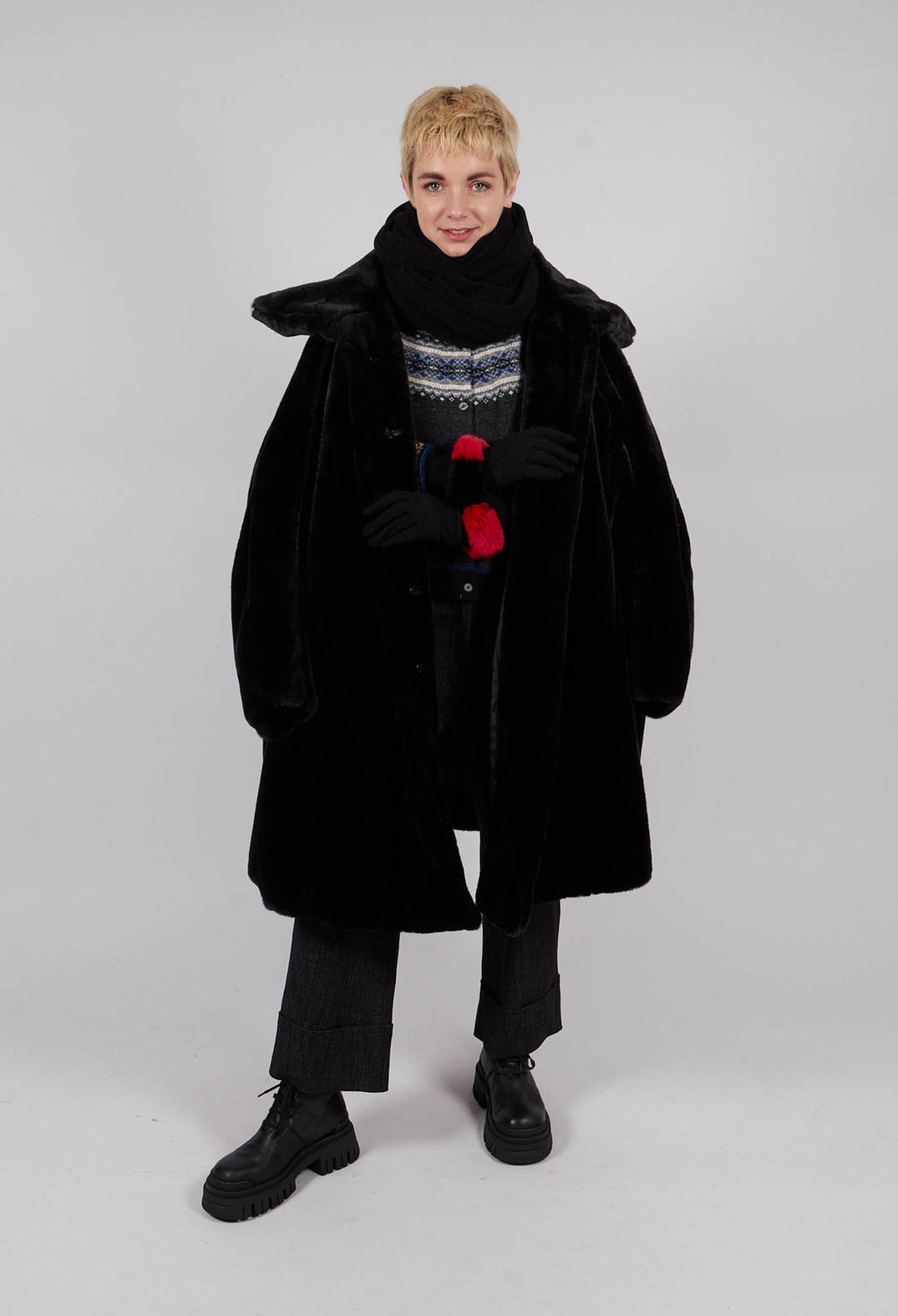 Zoe Trousers in Black Gaf