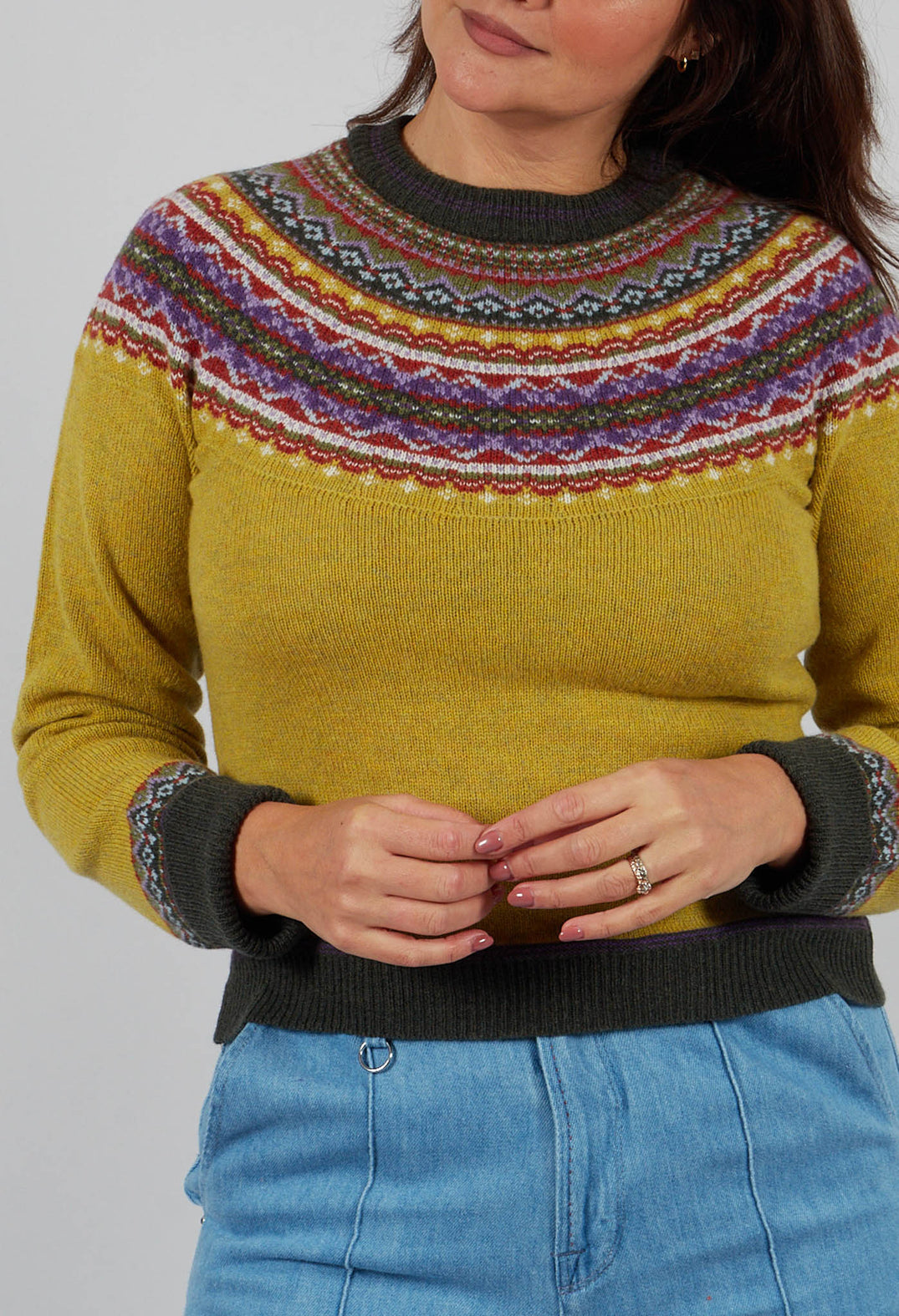 Alpine Short Sweater in Findhorn