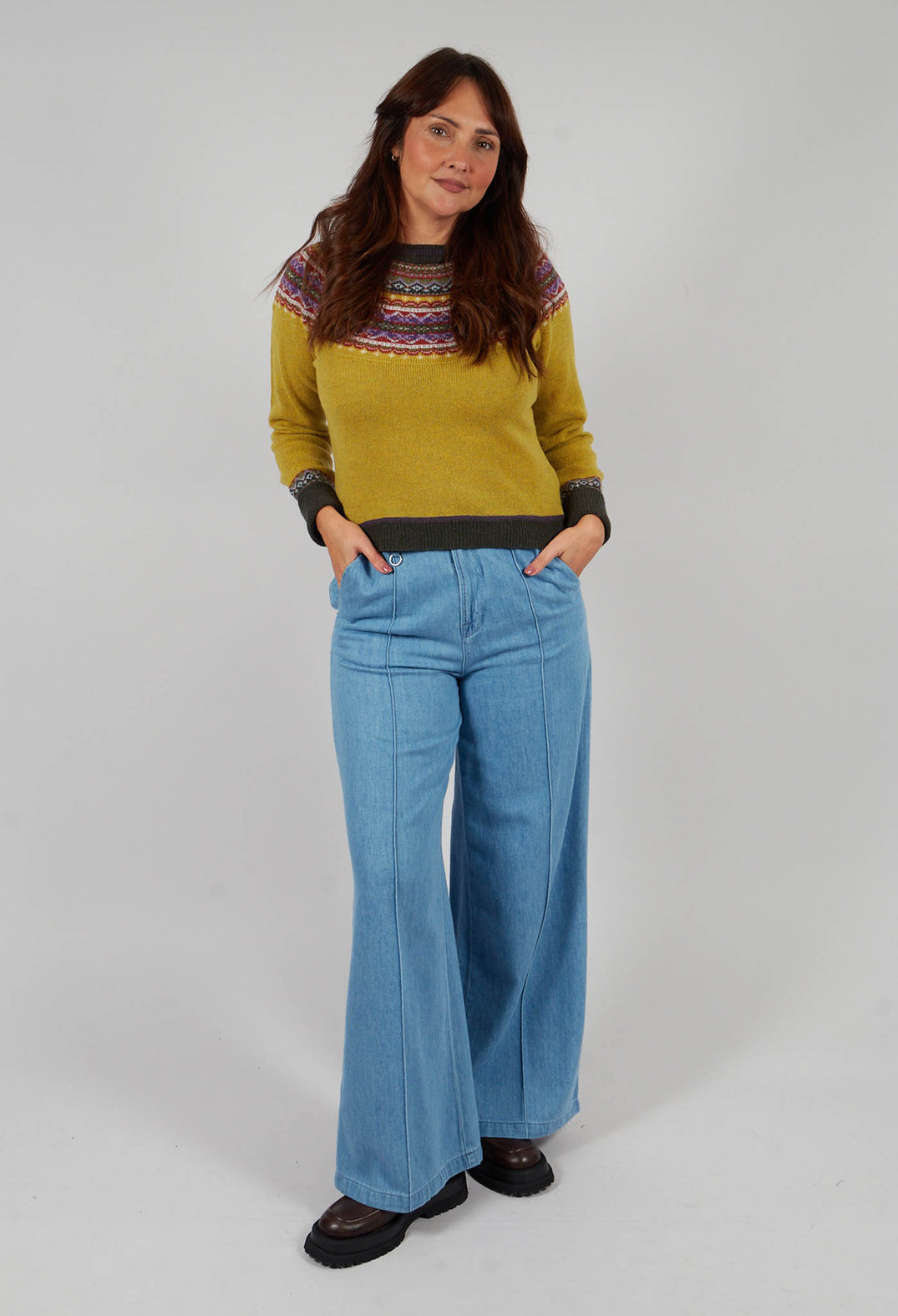 Alpine Short Sweater in Findhorn