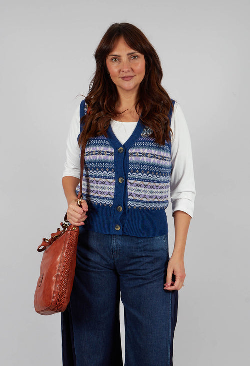 Kinross Waistcoat in Sapphire