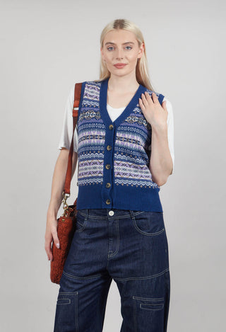 Kinross Waistcoat in Sapphire