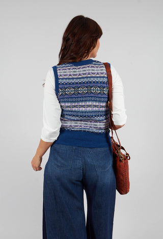Kinross Waistcoat in Sapphire