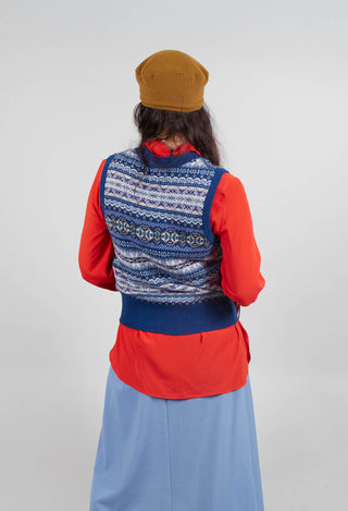 Kinross Waistcoat in Sapphire