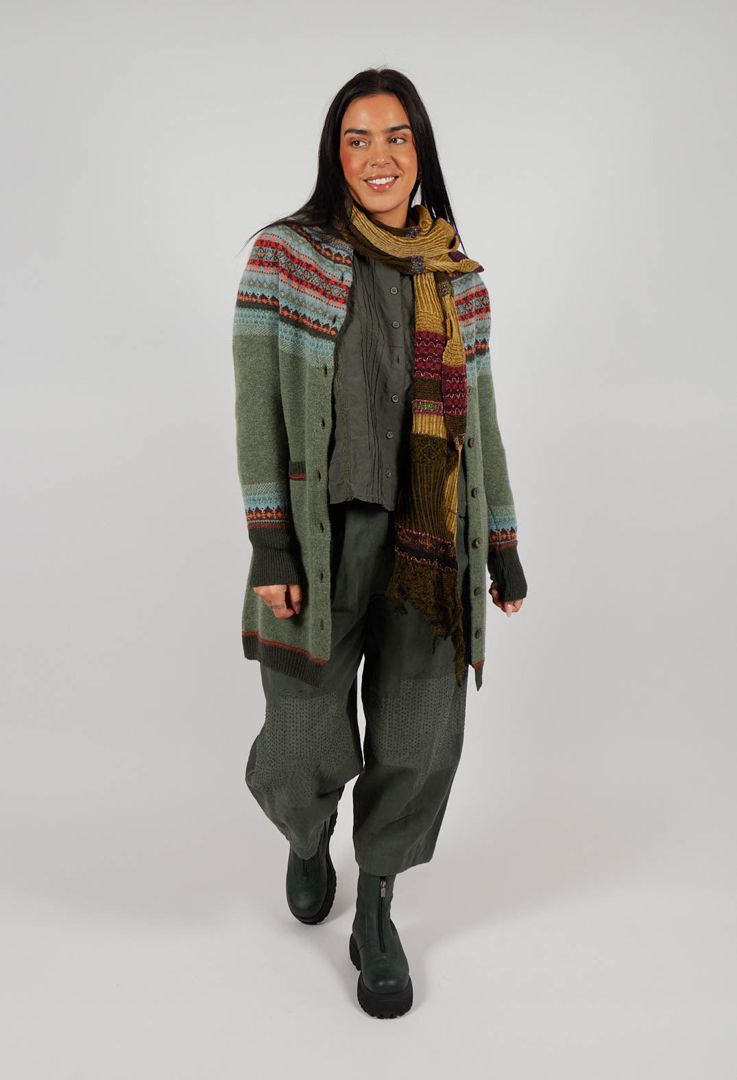 Alpine Cardigan Coat in Braemar