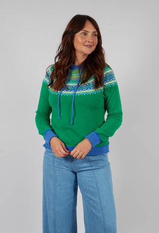Alpine Hoody Sweater in Luscious