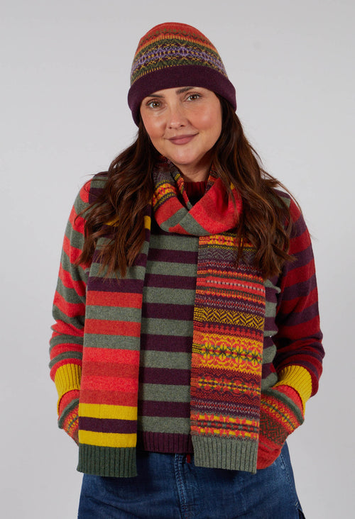 Alloa Beanie Hat in Copperland