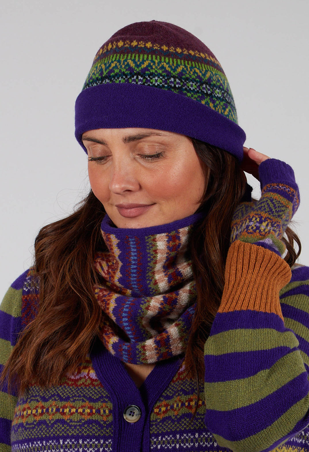 Alloa Beanie Hat in Sirius