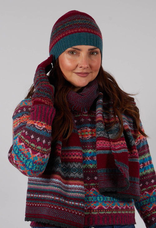 Alpine Beanie Hat in Velvet