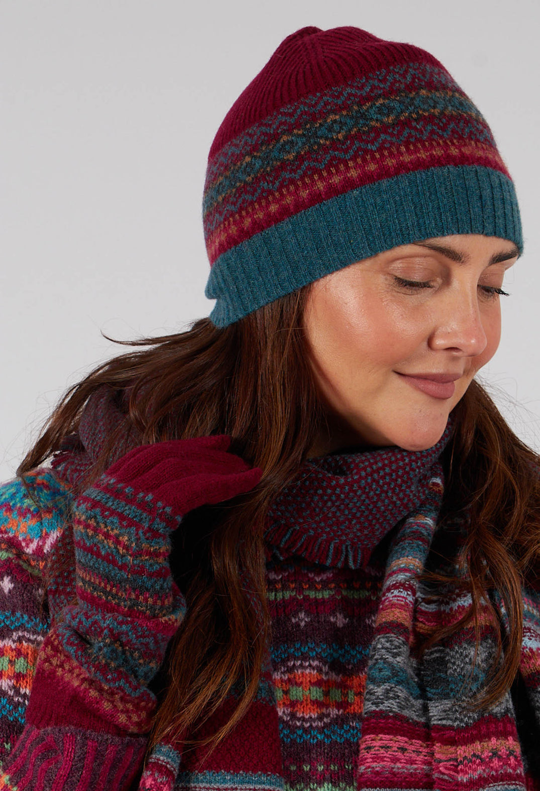 Alpine Beanie Hat in Velvet