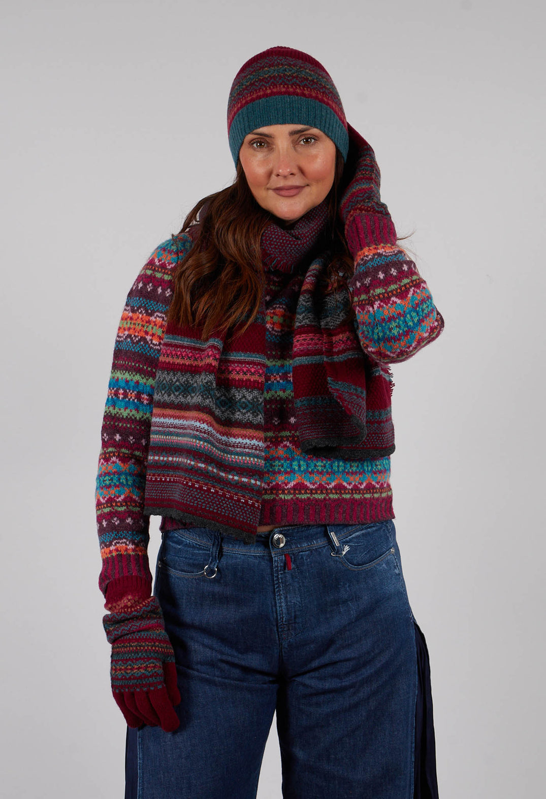 Alpine Beanie Hat in Velvet