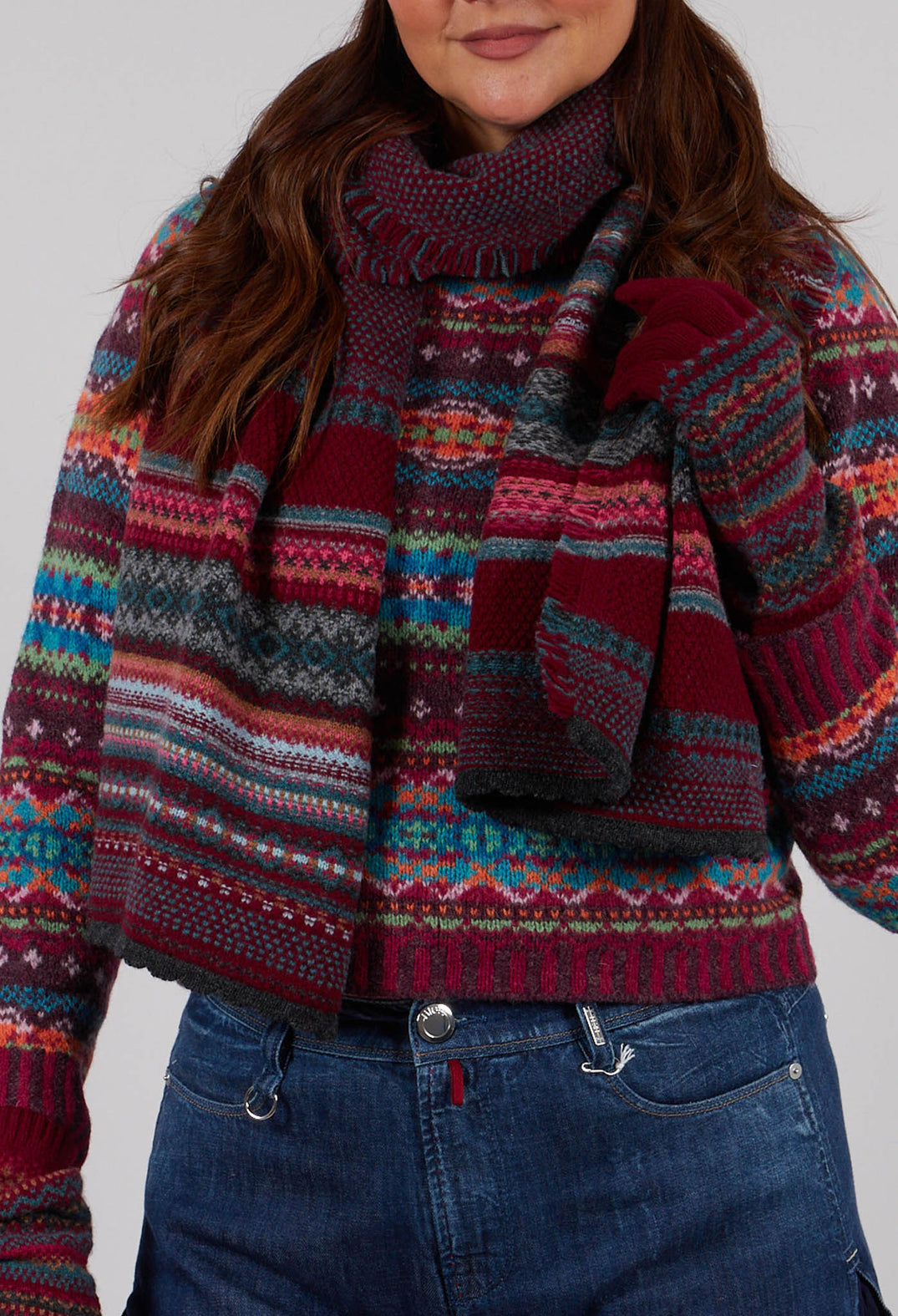 Alpine Scarf in Velvet