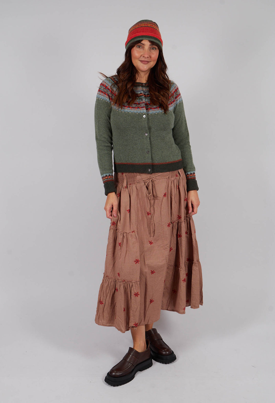 Stobo Beanie Hat in Harissa