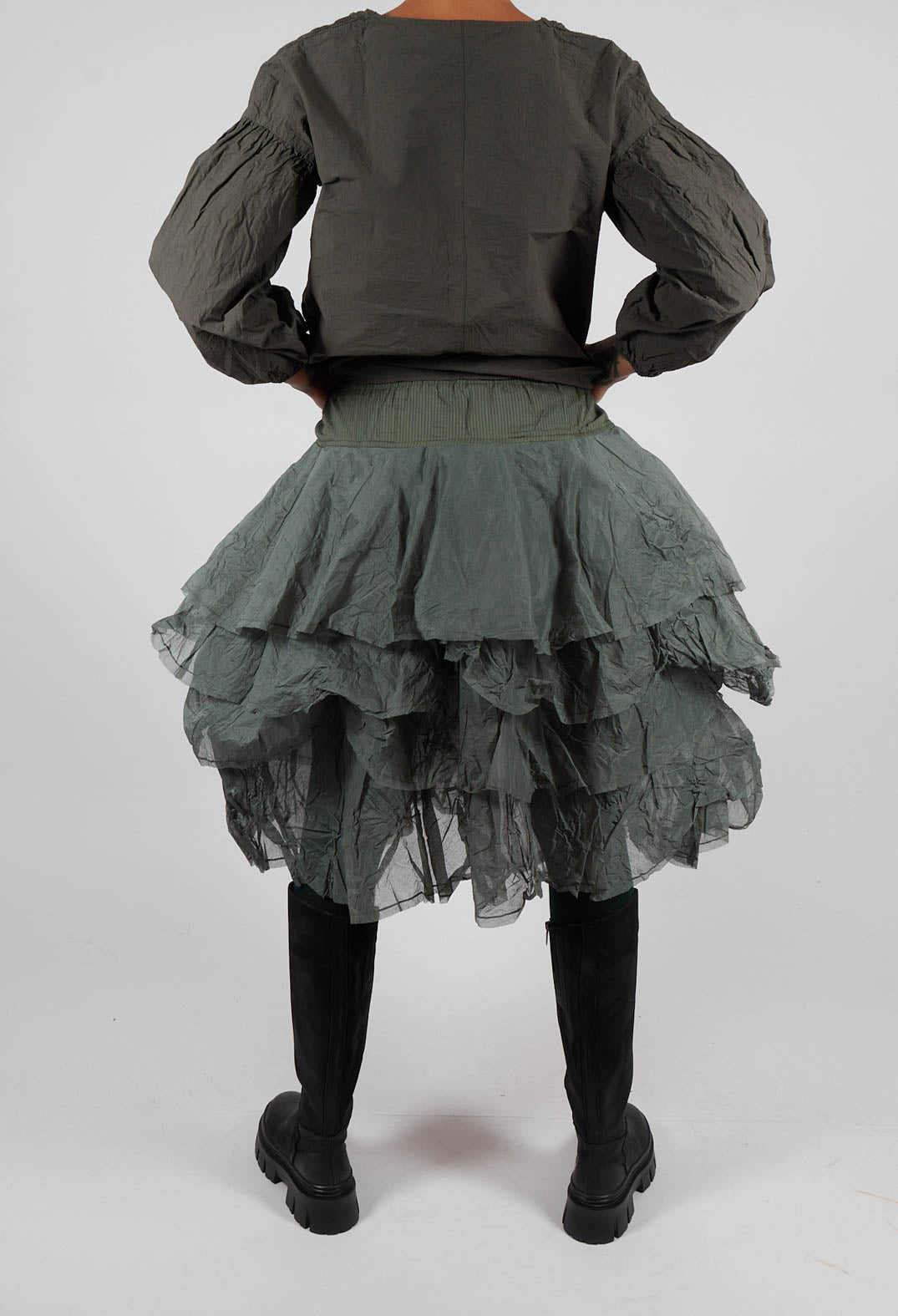 Tine Skirt in Forest Green
