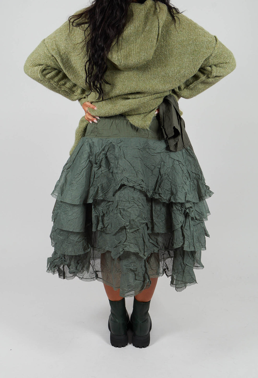 Tine Skirt in Forest Green