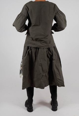 Maj-Gull Skirt in Forest Green