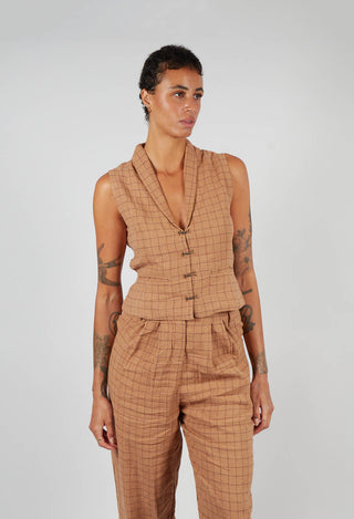 Rigmor Vest in Cinnamon