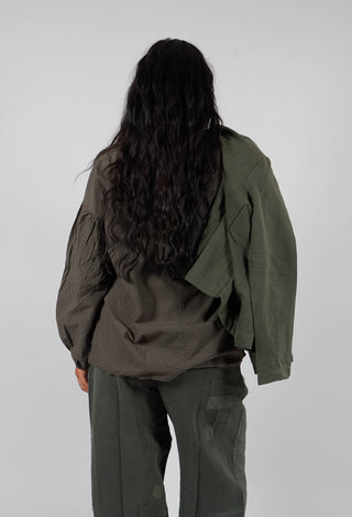 Odette Blouse in Forest Green