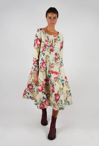 Edita Dress in Flower Cotton