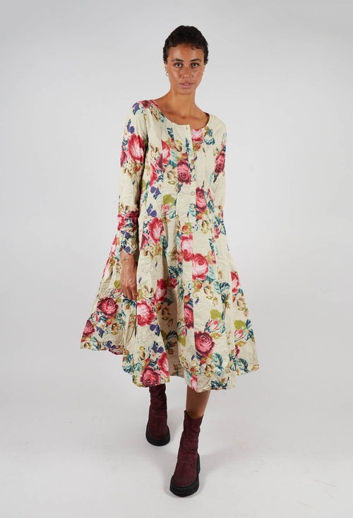 Edita Dress in Flower Cotton