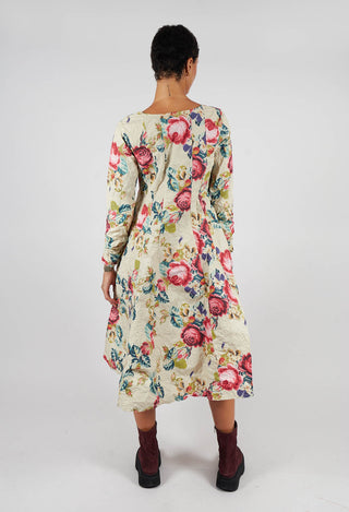 Edita Dress in Flower Cotton