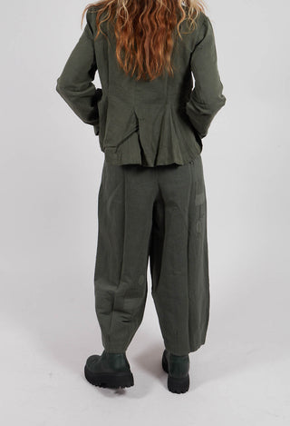 Botvi Twill Trousers in Forest Green