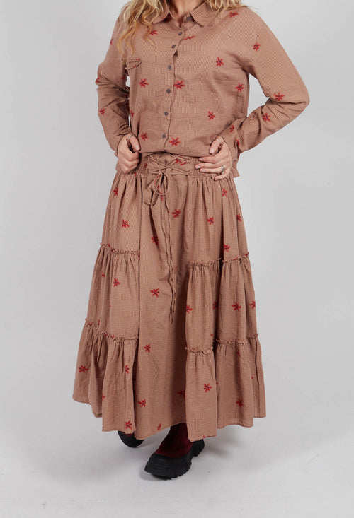 Margot Skirt in Dark Plum