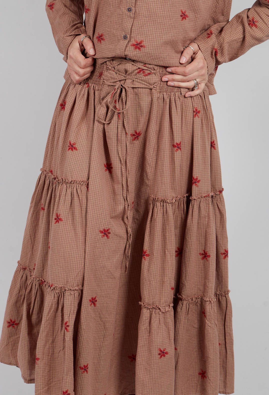 Margot Skirt in Dark Plum