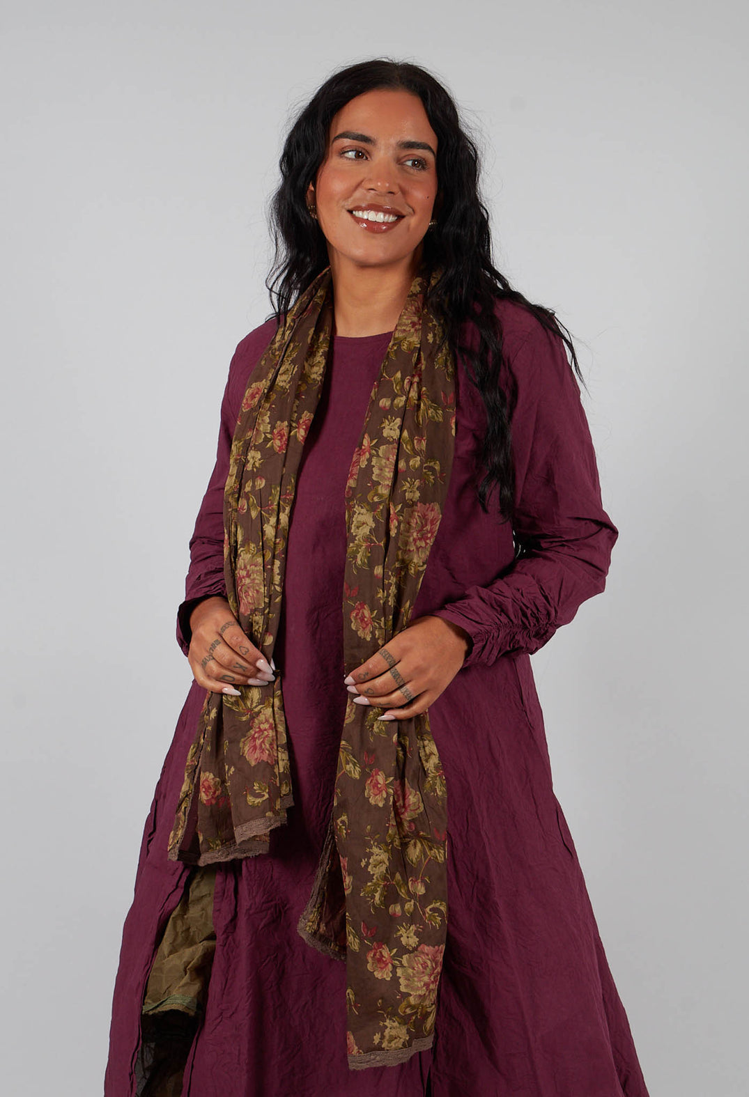 Maggi Tunic in Dark Plum