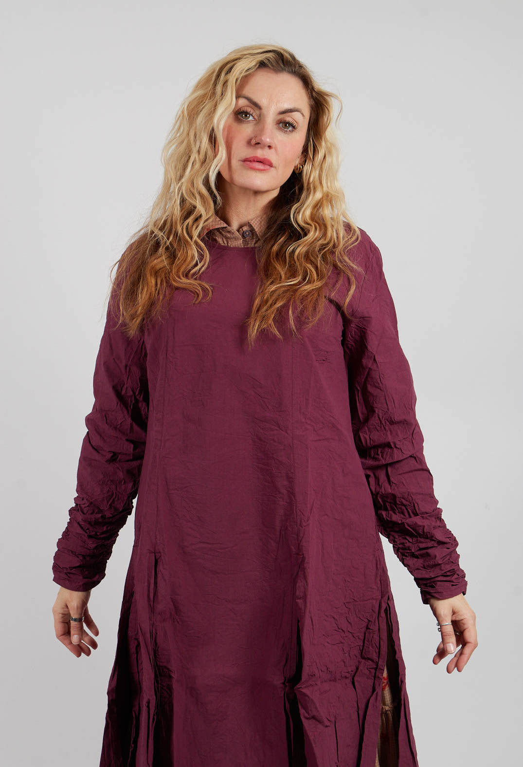 Maggi Tunic in Dark Plum