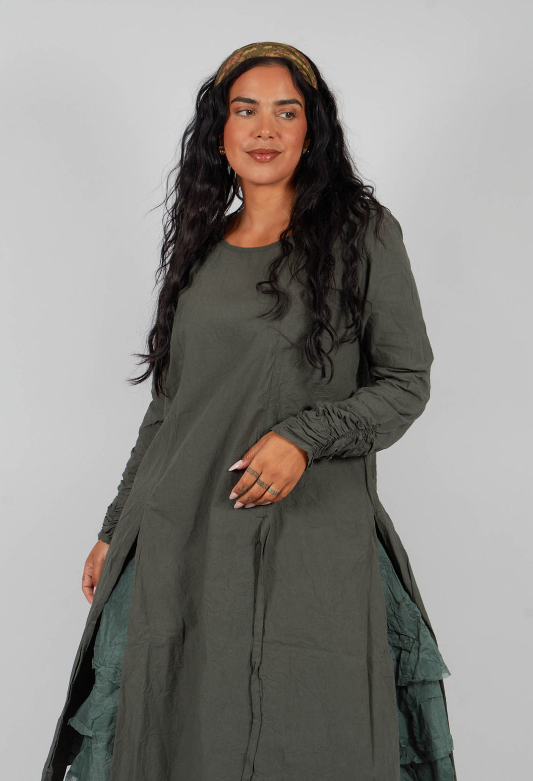 Maggi Tunic in Forest Green
