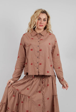 Sussie Blouse in Dark Plum