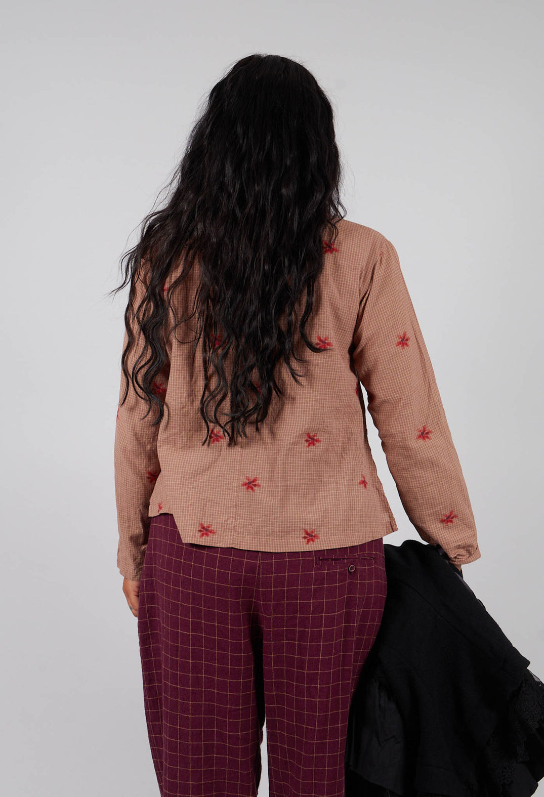 Sussie Blouse in Dark Plum