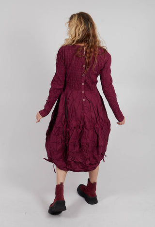 Claire Dress in Dark Plum