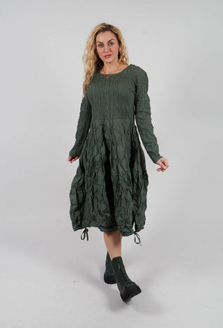 Claire Dress in Forest Green