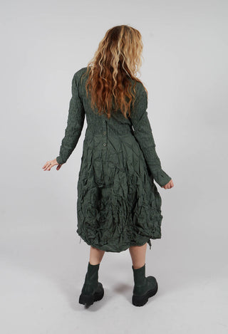 Claire Dress in Forest Green