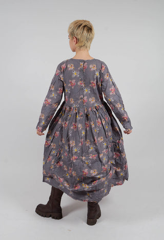 Jade Dress in Embroidered Cotton