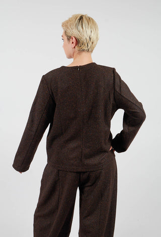 Anka Bottonato Blouse in Brown