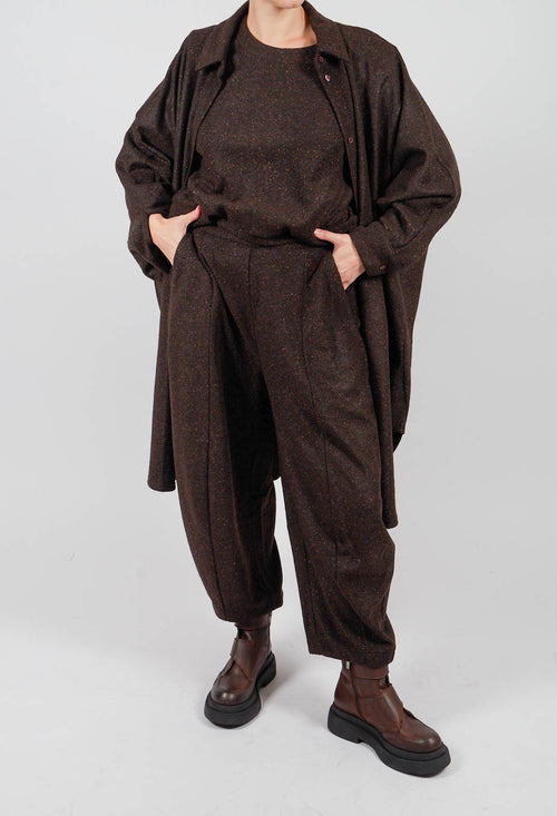 Natsuka Bottonato Trousers in Brown