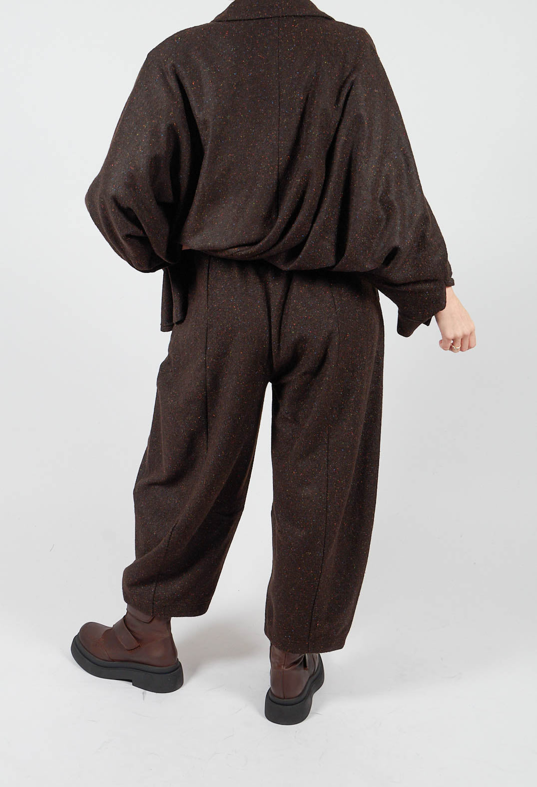 Natsuka Bottonato Trousers in Brown