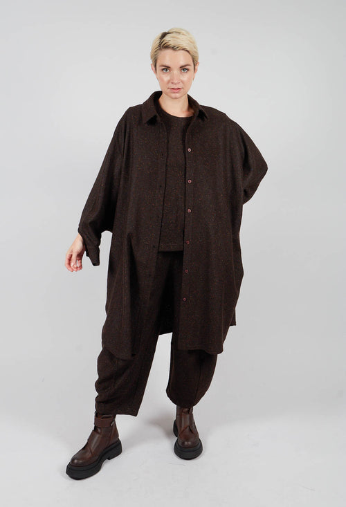 Orina Bottonato Jacket in Brown